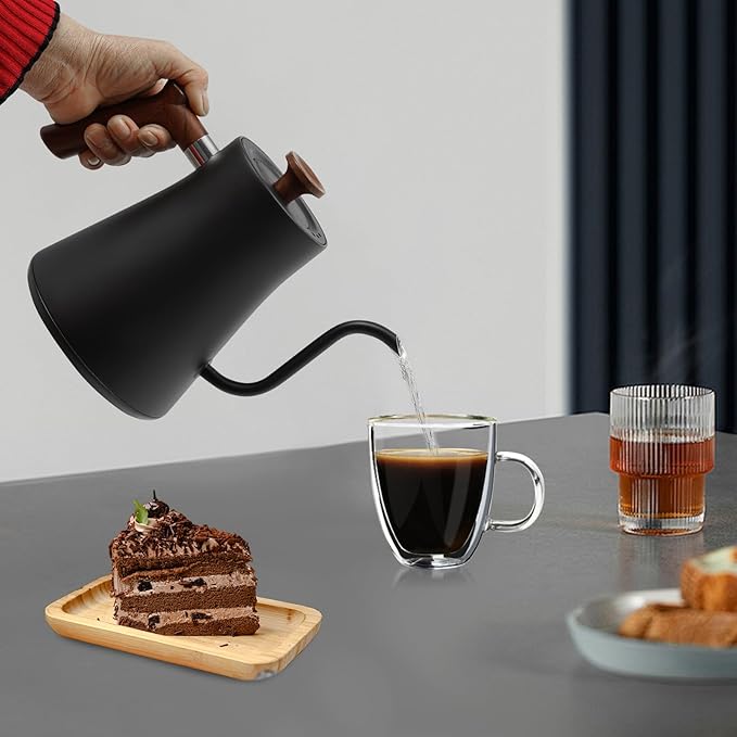 Electric Gooseneck Kettle (Black)