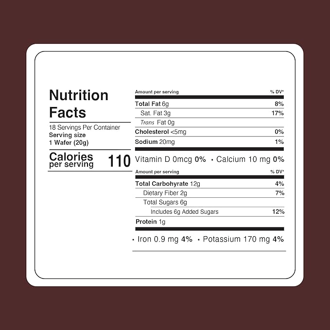 Fiorella Crunch Wafer Cookies, Dark Chocolate Covered Crispy Thin Crunch Wafers with Orange Cream Filling, Chocolate Biscuits, 18 Individually Wrapped Snacks, Pack of 1