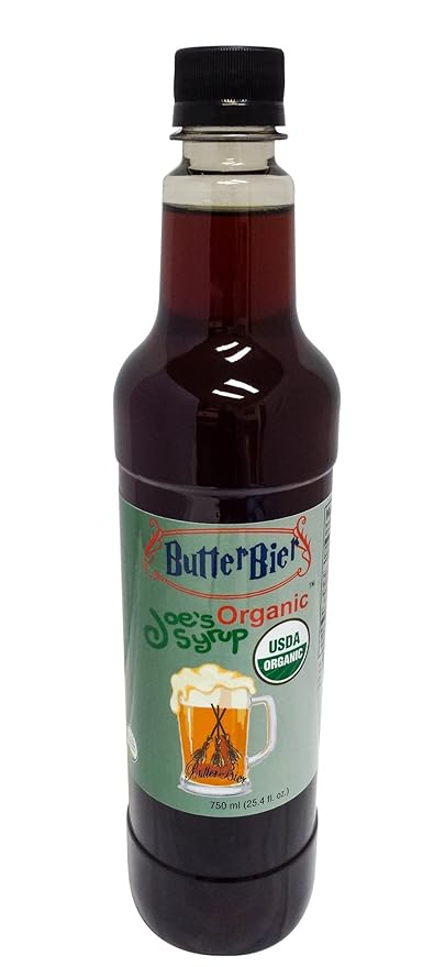 Joe’s Syrup Organic Flavored Syrup, Organic Butter Bier, 750 ml
