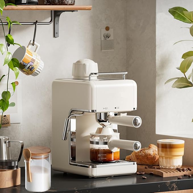 CNWSGEM Sugar Bowls Sugar Container 25.36 FL OZ Glass Coffee Canister Airtight Food Storage Jar with Lid and Spoon Candy Jar Coffee Bar Accessories Storage Beans Powder (Cylindrical)