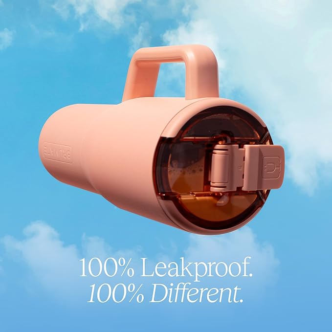 BrüMate Müv - 35oz 100% Leak Proof Insulated Coffee Mug with Handle & Lid - Stainless Steel Coffee Travel Mug - Double Walled Coffee Cup (Rose Taupe)