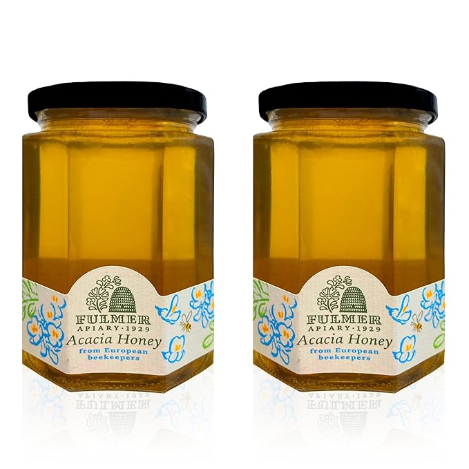 Sanniti Fulmer All Natural Hungarian Acacia Honey, 17.64 oz, (Pack of 2)
