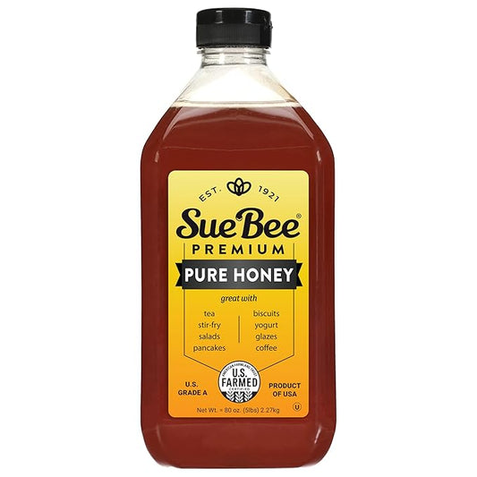 Sue Bee Pure Premium Honey From USA Beekeepers, 80 oz
