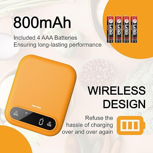 Digital Food Scale 11lb/0.01oz, Kitchen Scales Digital Weight Grams and Oz for Weight Loss, Baking and Cooking,LED Display