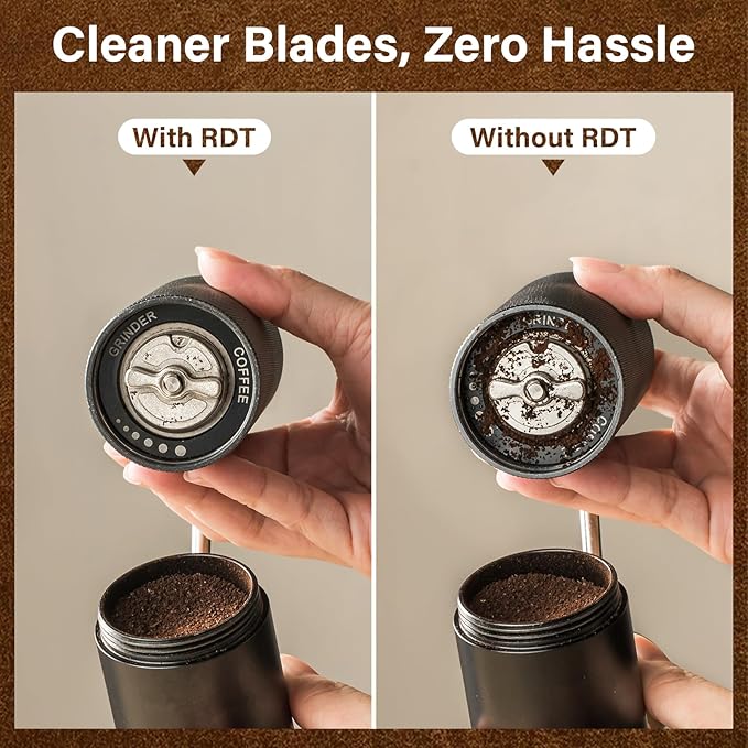 KitchenTour Ultimate Coffee Kit - Ceramic Dosing Cup + Anti-Static Sprayer + Grind Size Ruler - 3-in-1 Pro Set: Measure, Spray, Validate