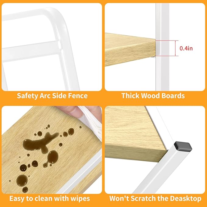 Coffee Syrup Organizer 3-Tier, 12 Bottles Capacity Syrup Rack for Coffee Bar Station, Wine Rack for Countertop, Tiered Spice Racks for Cabinet, Bottle Display Shelf Magnetic one-Step Installation