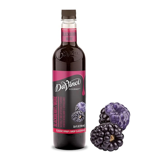 DaVinci Gourmet Classic Blackberry Syrup, 25.4 Fluid Ounces (Pack of 1)