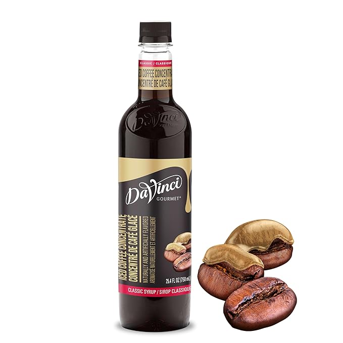 DaVinci Gourmet Classic Iced Coffee Concentrate Syrup, 25.4 Fluid Ounces (Pack of 1)