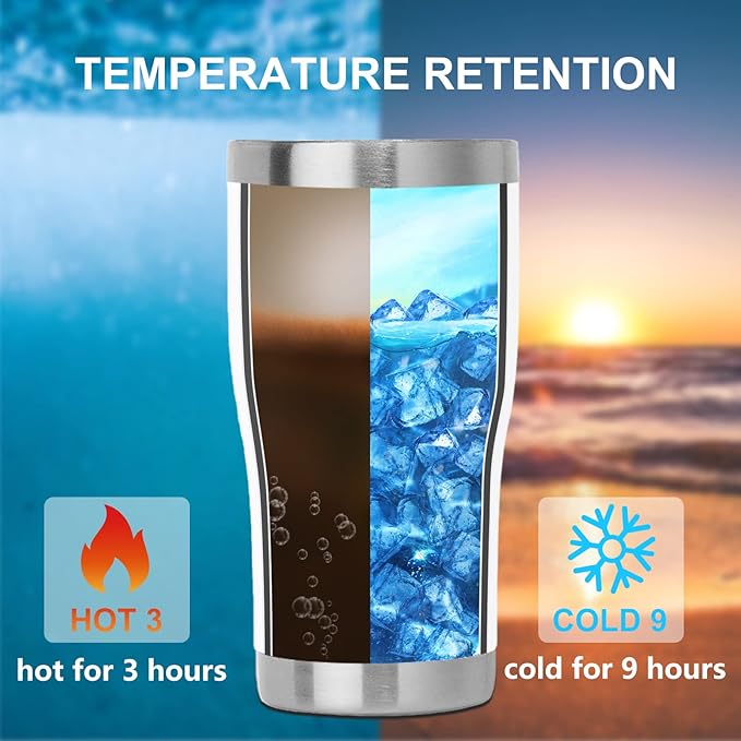 DOMICARE 20oz Tumbler with Lid Stainless Steel Tumblers Bulk, Double Wall Vacuum Insulated Coffee Travel Mug Powder Coated Tumbler, 12 Count (Pack of 1) White