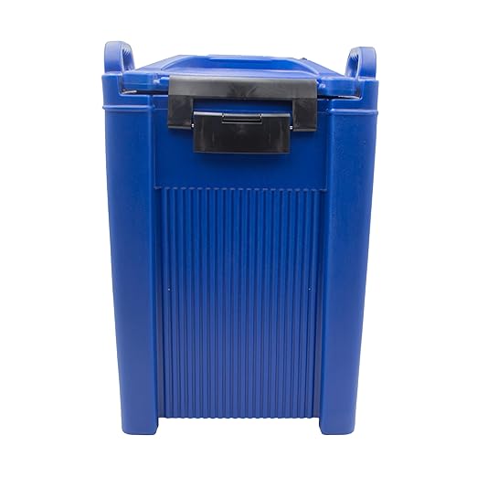 Carlisle FoodService Products 5-Gallon Insulated Beverage Dispenser, Cateraide, Food-Grade with Handles, Rugged PE Shell with PU Insulation for Coffee, Tea and Hot or Cold Drinks, Blue - Made in USA
