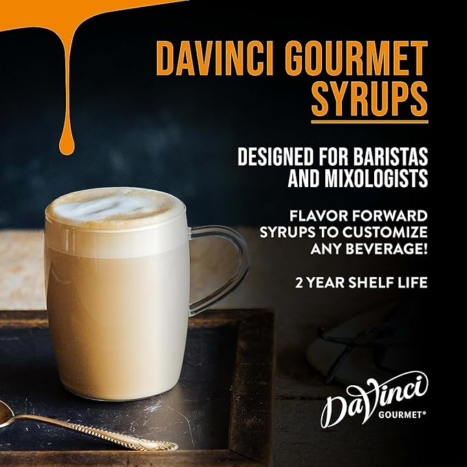 DaVinci Gourmet Classic Caramel Syrup, 25.4 Fluid Ounces (Pack of 4)
