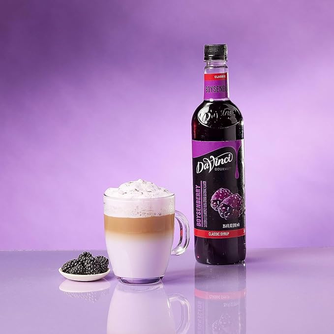 DaVinci Gourmet Boysenberry Syrup, 25.4 Fluid Ounces (Pack of 1)
