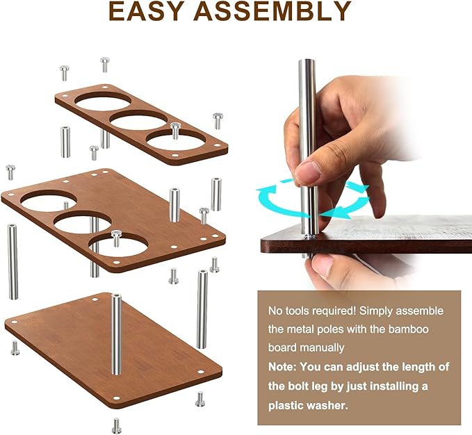 Coffee Syrup Organizer Rack,2-Tier Coffee Syrup Stand Holder for Coffee Station Countertop,6 Bottles Storage Display Shelves for Wine, Dressing Cocktail in Coffee Bar