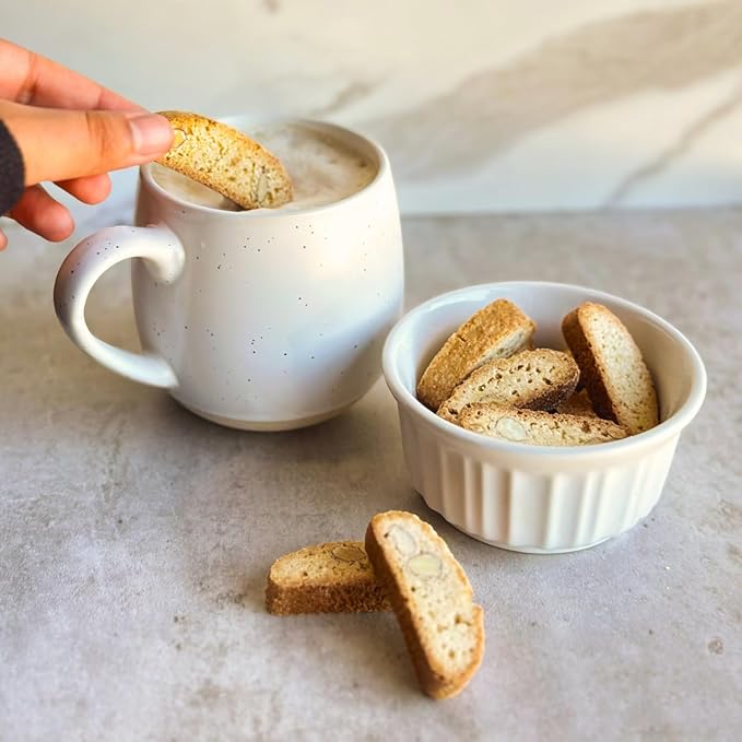 Tutti Gourmet Gluten Free Almond Biscotti, 9.9 oz (283g) Resealable Cookie Bag - Vegan and Halal Snacks