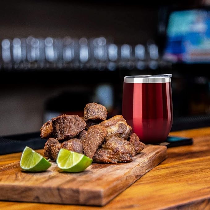 MEWAY 12oz Wine Tumbler 16 Pack Bulk Gifts for Women,Double Wall Vacuum Stainless Steel Travel Mug with Lid,Insulated Stemless Wine Cup Glass for Coffee,Cocktails,Drinks(Burgundy,Set of 16)