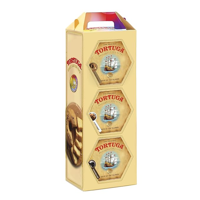 Tortuga Caribbean Cake 4 oz, 6 ct