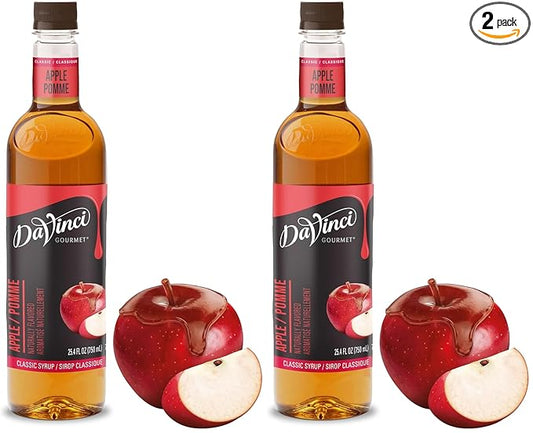DaVinci Gourmet Classic Apple Syrup, 25.4 Fluid Ounce (Pack of 2)