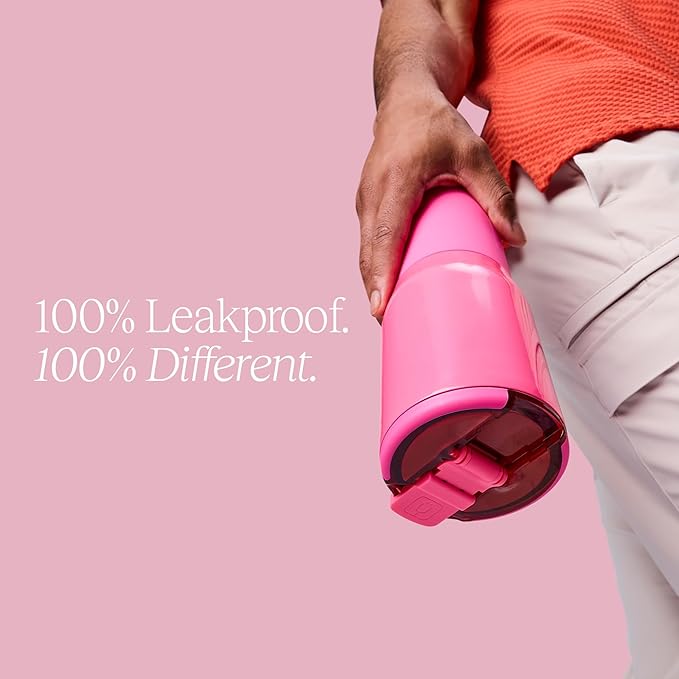 BrüMate Nav 35oz 100% Leak Proof Insulated Travel Tumbler with Magnetic BevLock™ Lid - Double Wall Cup-Holder Friendly Stainless Steel Mug (Blue Agave)