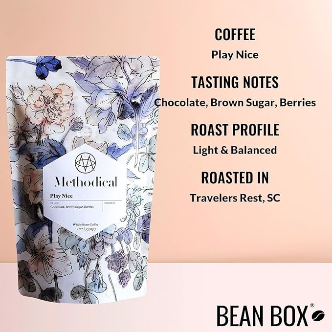Play Nice - Roasted by Methodical Roasting - Whole Bean Coffee - 2 Pound Bag