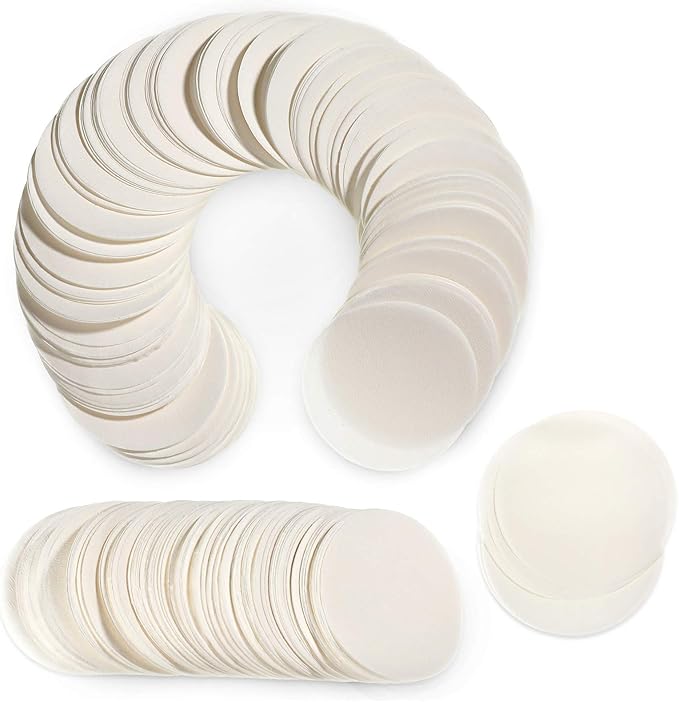 Outus 2 Pack 700 Count Coffee Filter Paper Replacement Filters with Filter Holder Round Disposable Paper Filters for DIY Coffee Compatible with the Aeropress Coffee and Espresso Maker (White)
