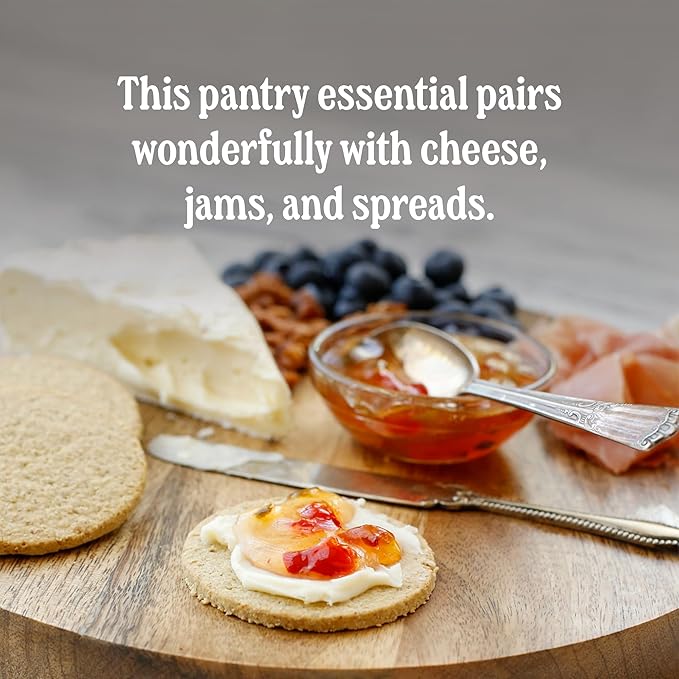 Walker's Shortbread Highland Oat Crackers, Scottish Crackers, 9.9 Oz Box (Pack of 6)