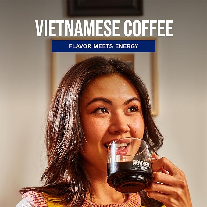 Nguyen Coffee Supply - Truegrit Robusta: Medium Roast Whole Coffee Bean, Vietnamese Single Origin, Direct Trade, Low Acid with High Caffeine Content, Roasted in Brooklyn [5 Ib Bag]