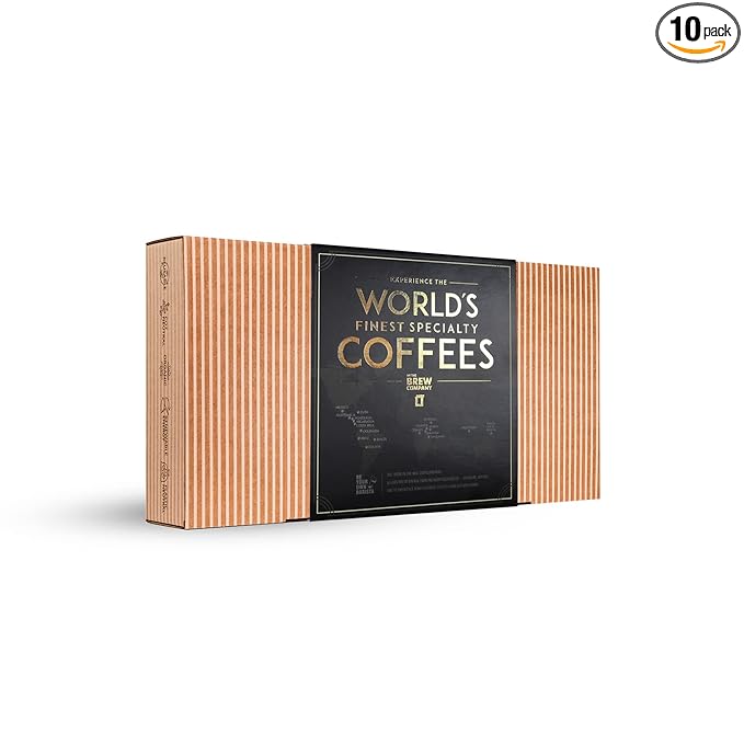 Original Gourmet Coffee Gift Set for Men & Women - 14 World's Finest Single Origin Specialty & Organic Coffees in Innovative Brewers | Sampler Box for Coffee Lover to Brew & Enjoy Anytime, Anywhere