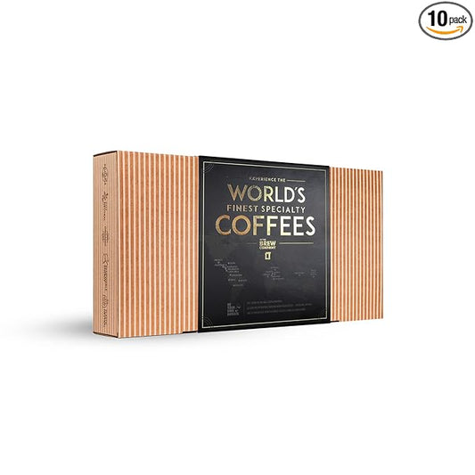 Original Gourmet Coffee Gift Set for Men & Women - 14 World's Finest Single Origin Specialty & Organic Coffees in Innovative Brewers | Sampler Box for Coffee Lover to Brew & Enjoy Anytime, Anywhere