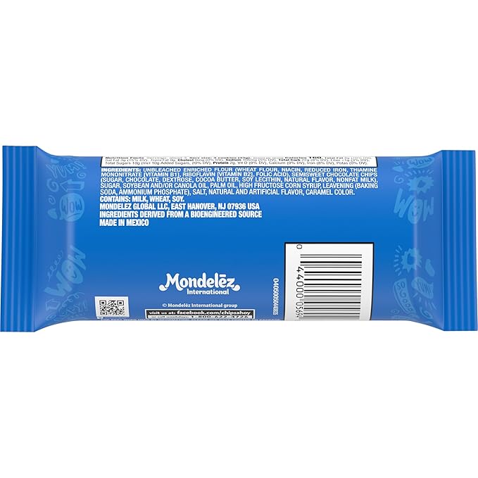 CHIPS AHOY! Original Chocolate Chip Cookies, 16 King Size Snack Packs (10 Cookies Per Pack, 2 Boxes)