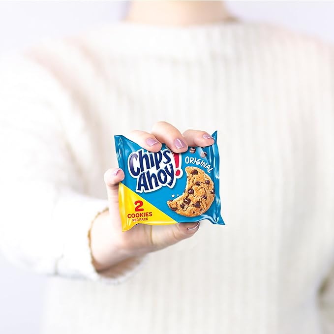 CHIPS AHOY! Original Chocolate Chip Cookies, 18 Snack Packs (2 cookies per pack)