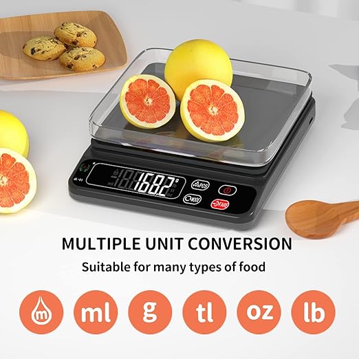 Mini Pocket Jewelry & Food Scale - Digital Weight 1000g/0.01, Precision Gram Scale Grams and Ounces, Auto Off, Tare, LCD Display, 4 Units Tare for Powder, Gem, Coffee, Coin, Tea, Weed