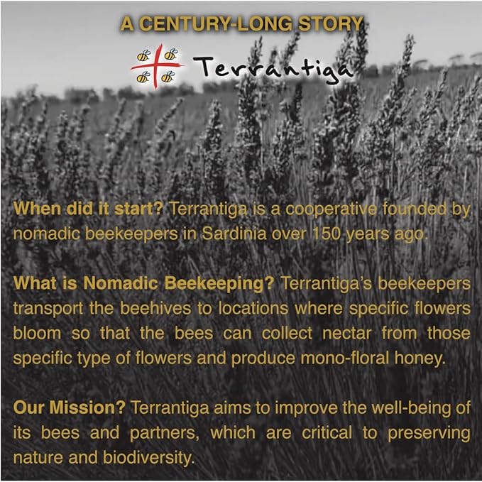 WellEatable Blackberry Organic Raw Honey from Wild Blackberry Flowers, Artisanal Complex and Fruity Honey from Sardinia, Italy - (250gr) 8.81 Ounce (Pack of 1)