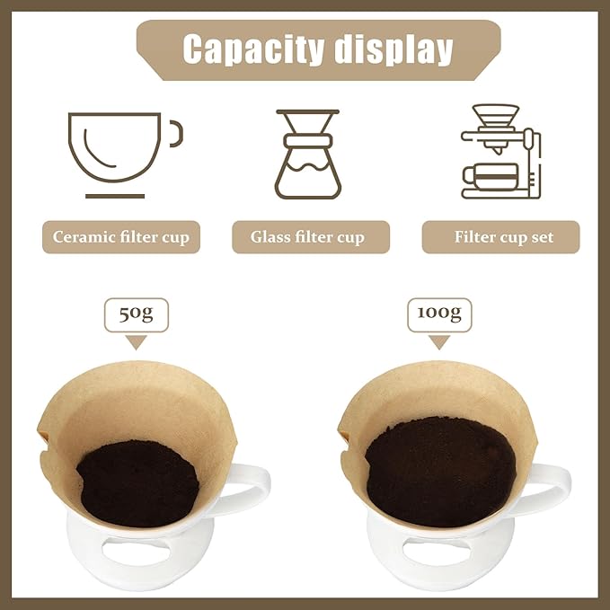 600 Count Coffee Filter #4, #4 Coffee Filters Disposable, Unbleached Natural #4 Cone Filters Paper Compatible with Drip and Pour Over Coffee Maker(8-12 Cup)