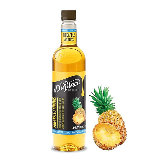 DaVinci Gourmet Sugar-Free Pineapple Syrup, 25.4 Fluid Ounces (Pack of 1)