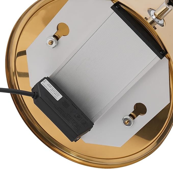 Stainless Steel Beverage Dispensers, Drink Dispenser with Fuel Holder & Base & Stainless Steel Faucet 3.4Gal Hot Beverage Dispenser, Commercial Coffee Urn for Hotels, Canteens（All Gold）