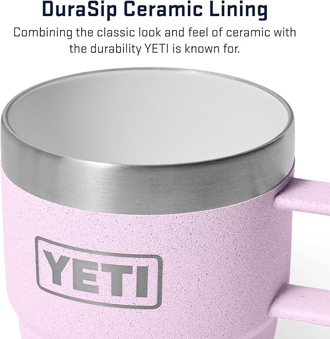 YETI Rambler 6 oz Stackable Mug, Stainless Steel, Vacuum Insulated Espresso/Coffee Mug, 2 Pack
