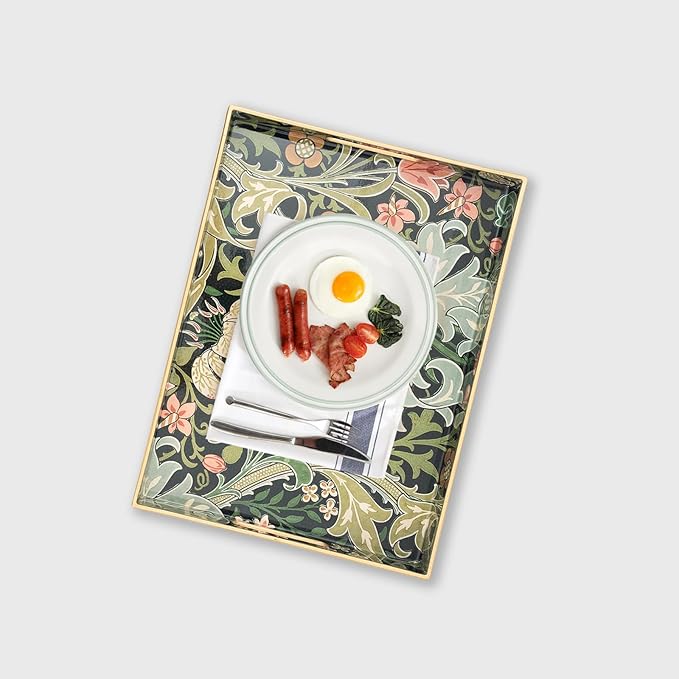 Coffee Table Trays, Serving Tray with Handles, Large Tray for Ottoman Coffee Table, Tray for Living Room Modern