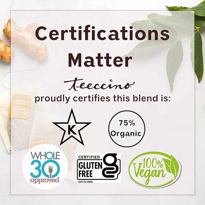 Teeccino Dandelion Vanilla Nut Herbal Coffee - Caffeine-Free Coffee Alternative with Prebiotics, Gluten Free, Acid Free - Medium Roast, 10 oz