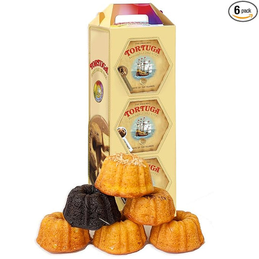 TORTUGA Caribbean Rum Cake Mix â€“ - The Perfect Premium Gourmet Gift , 4 Ounce (Pack of 6)