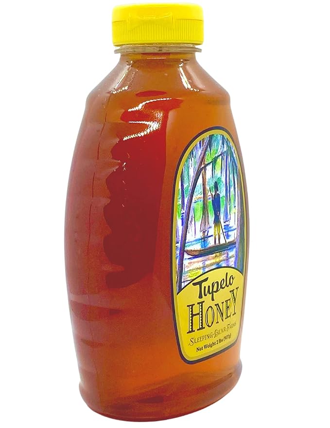 Tupelo Honey 32oz - 2 pound -Two pound Jar- from Sleeping Bear Farms Beekeepers in the Florida Apalachicola River Basin