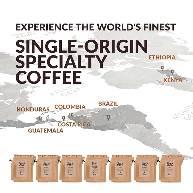 Gourmet Birthday Coffee Gift Set for Men & Women - 14 World's Finest Single Origin Specialty & Organic Coffees in Innovative Brewers | Sampler Box for Coffee Lover to Brew & Enjoy Anytime, Anywhere