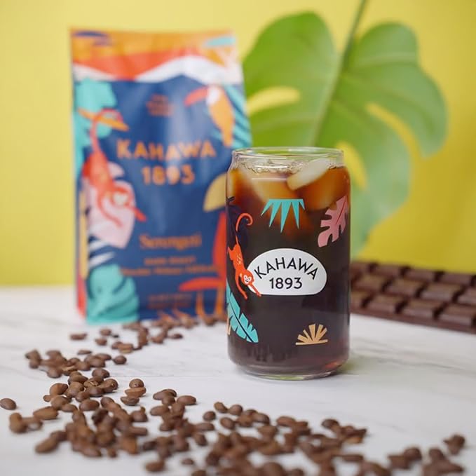 Kahawa 1893 Whole Bean Coffee Combo Pack Safari & Serengeti Blend (12 Oz x 2) - As Seen on Shark Tank, High Antioxidants, Naturally Sweet, Organically Grown, Ethically & Sustainably Sourced