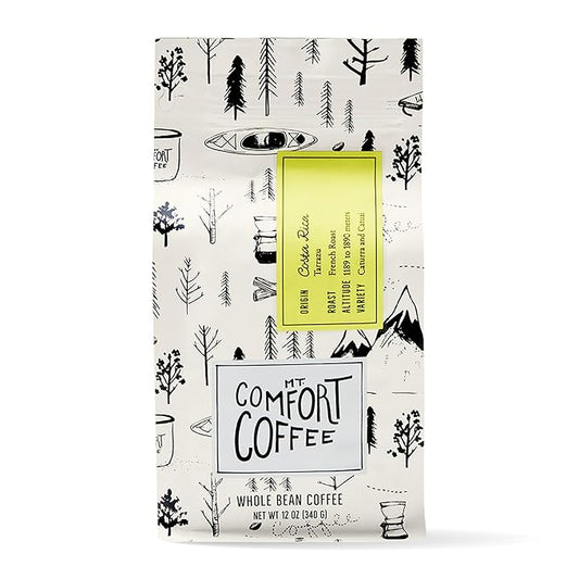 Mt. Comfort Coffee Costa Rica French Roast, 12 Ounce - Notes of Citrus, Tropical Fruit, & Brown Sugar - Premium Roasted Whole Beans