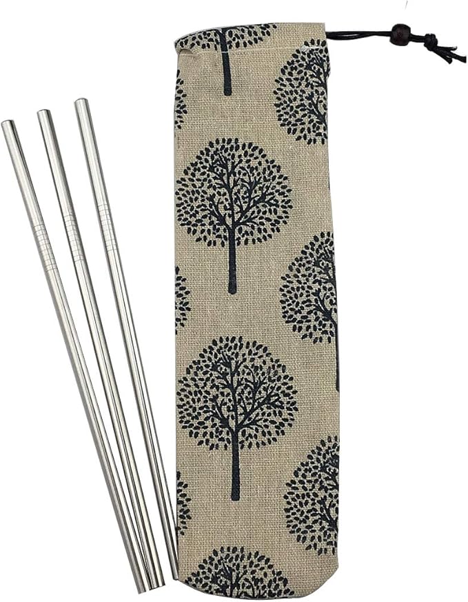 JASHII Matte Long Handle Spoon Cocktail Mixing Stirring Spoons Iced Tea Coffee Spoons with 8.6 inch Long Handle Brushed SUS304 Stainless Steel, 6-Piece