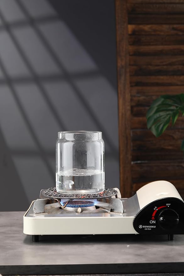 LOEZ Coffee Bean Storage Container Airtight, Lid Sealed with Press-Down Vacuum, Borosilicate Glass Coffee Canister, Food Storage, Coffee Bar for Ground Coffee, Tea, Beans, Spices (Extra Large - Clear)