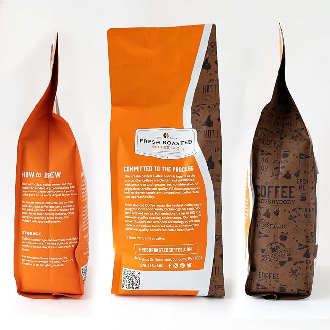 Fresh Roasted Coffee, French Roast, 2 lb (32 oz), Dark, Kosher, Ground