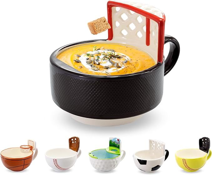 MAX'IS Creations The Hockey Mug with a Net, Sports Hockey Gifts for Boys 8-12 Men Girls Mom Game Gift, Novelty Funny Coffee Mugs, 14oz