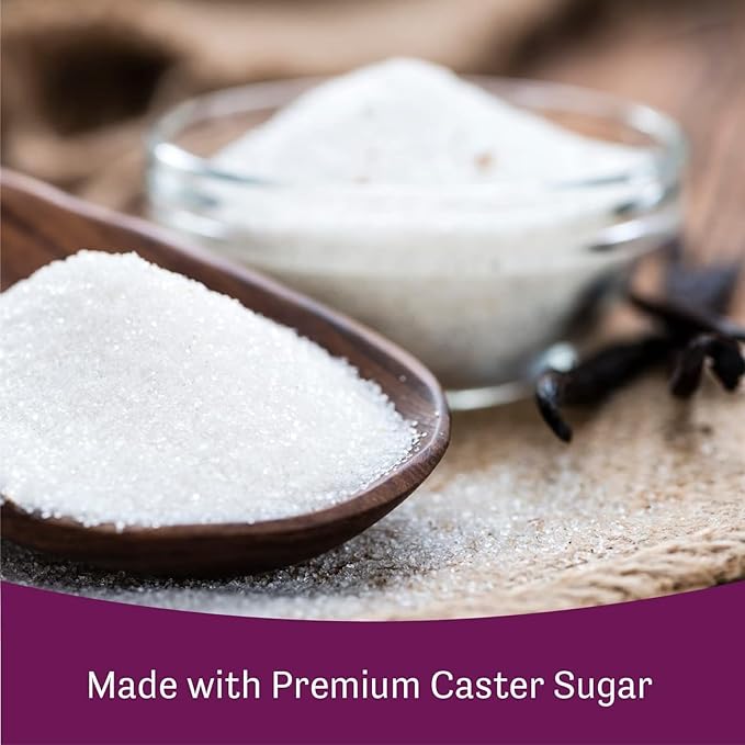 Judee's Vanilla Sugar 11.25 oz - Made with Premium Caster Sugar - Sprinkle on Desserts and Sweeten Tea or Coffee - Made in USA - Gluten-Free and Nut-Free