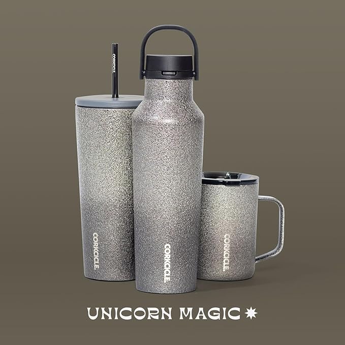 Corkcicle Classic Coffee Mug - Triple Insulated Stainless Steel for Travel - Shatter-Proof Lid - Keeps Drink Hot Over 3 Hours - Holiday Mug Gift - Great for Gifting Warmth - 16 oz - Steel Shadow