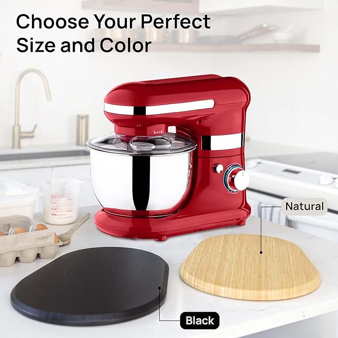 Ibyx Elegant Sliding Tray - Compatible with 5.5 Qt KitchenAid Stand Mixers and Other Heavy Appliances (Natural)